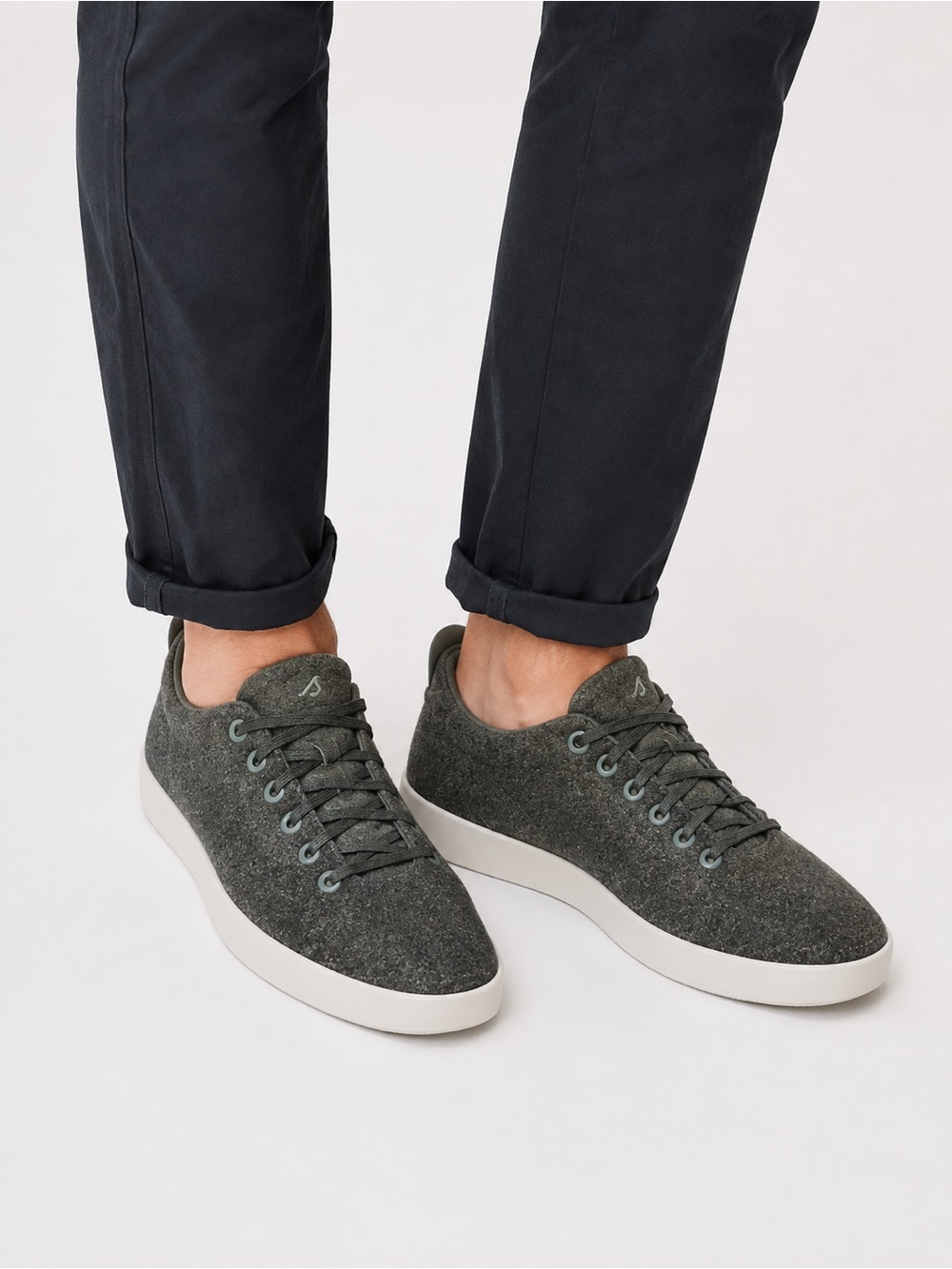 Allbirds Wool Piper Men’s Shoes Dark Jungle (Blizzard) Size M9 GUC
